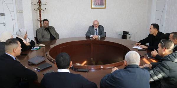 قاء تعارفي تنسيقي مع اعضاء مكتب لجنة الخدمات الاجتماعية